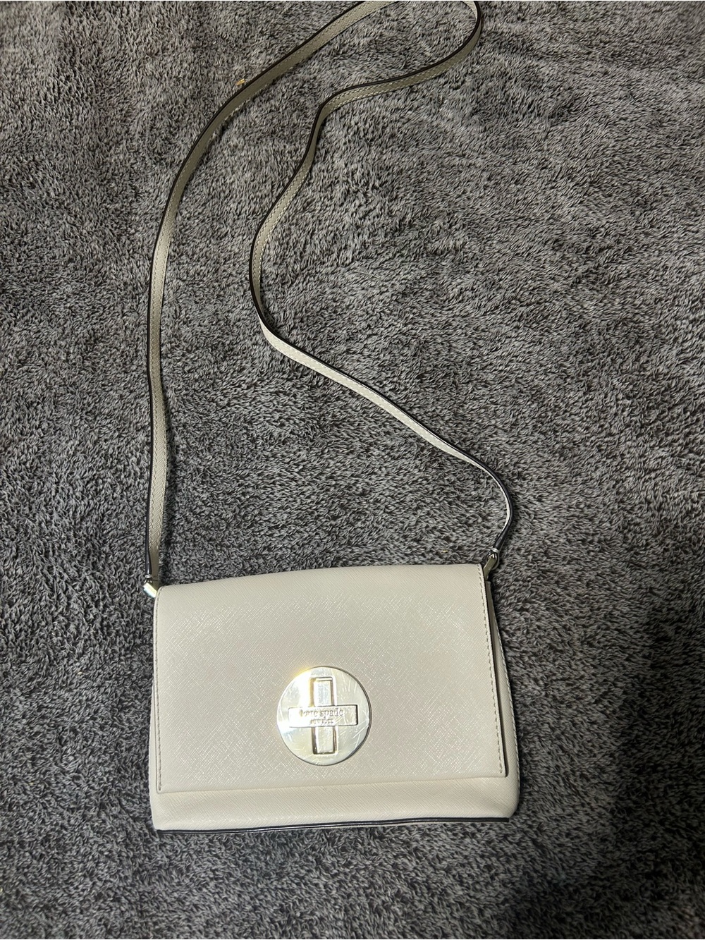 Kate Spade Crossbody Purse with Silver Turn-Lock